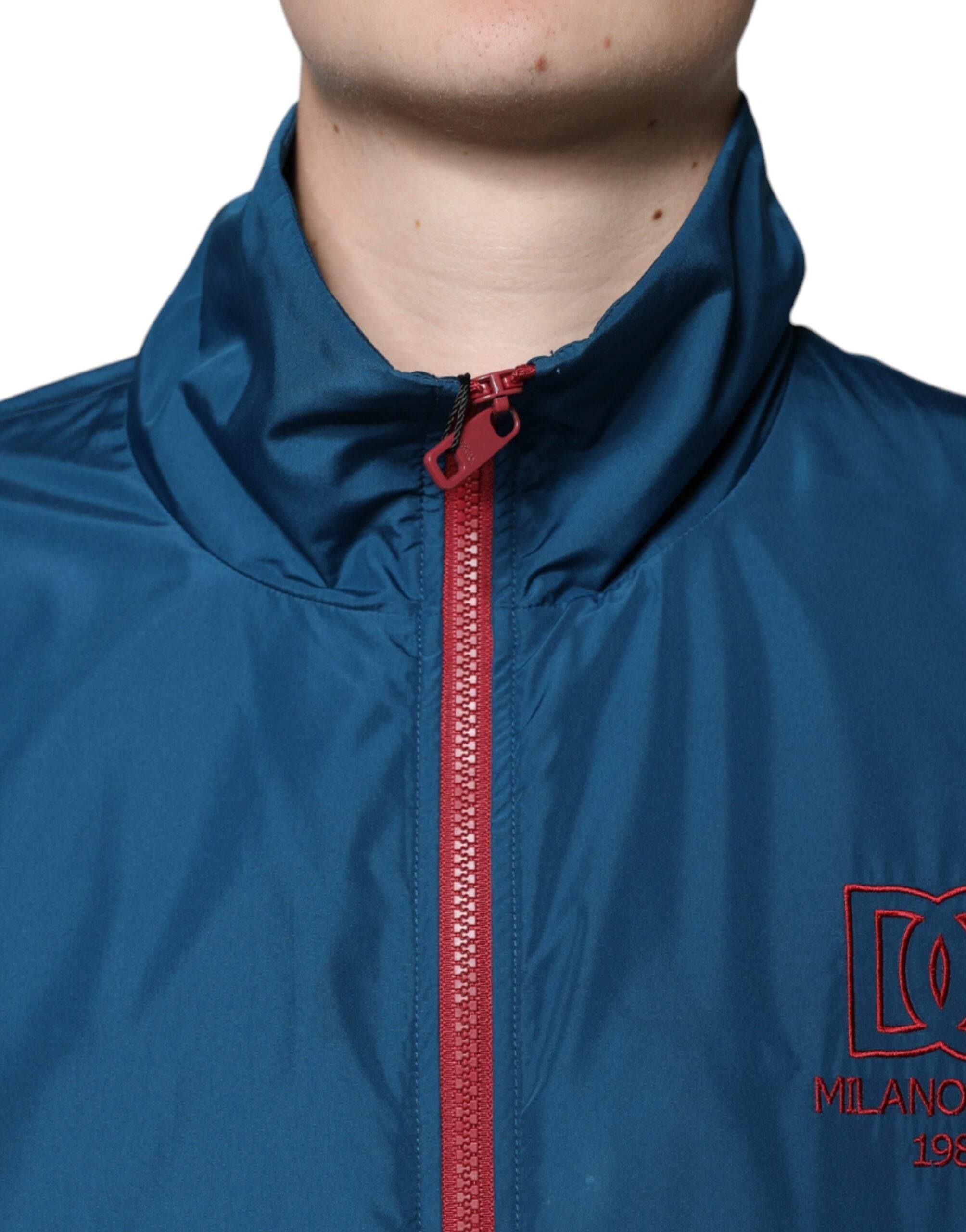 Dolce & Gabbana Multicolor Polyester Full Zip Jacket - Hilstor
