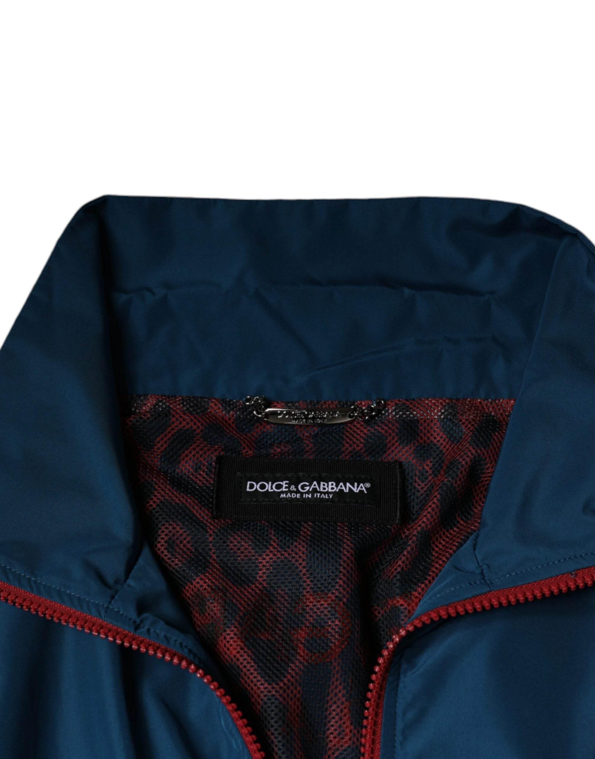 Dolce & Gabbana Multicolor Polyester Full Zip Jacket - Hilstor