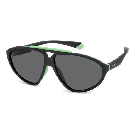 Polaroid Black Rubber Sunglasses - Hilstor