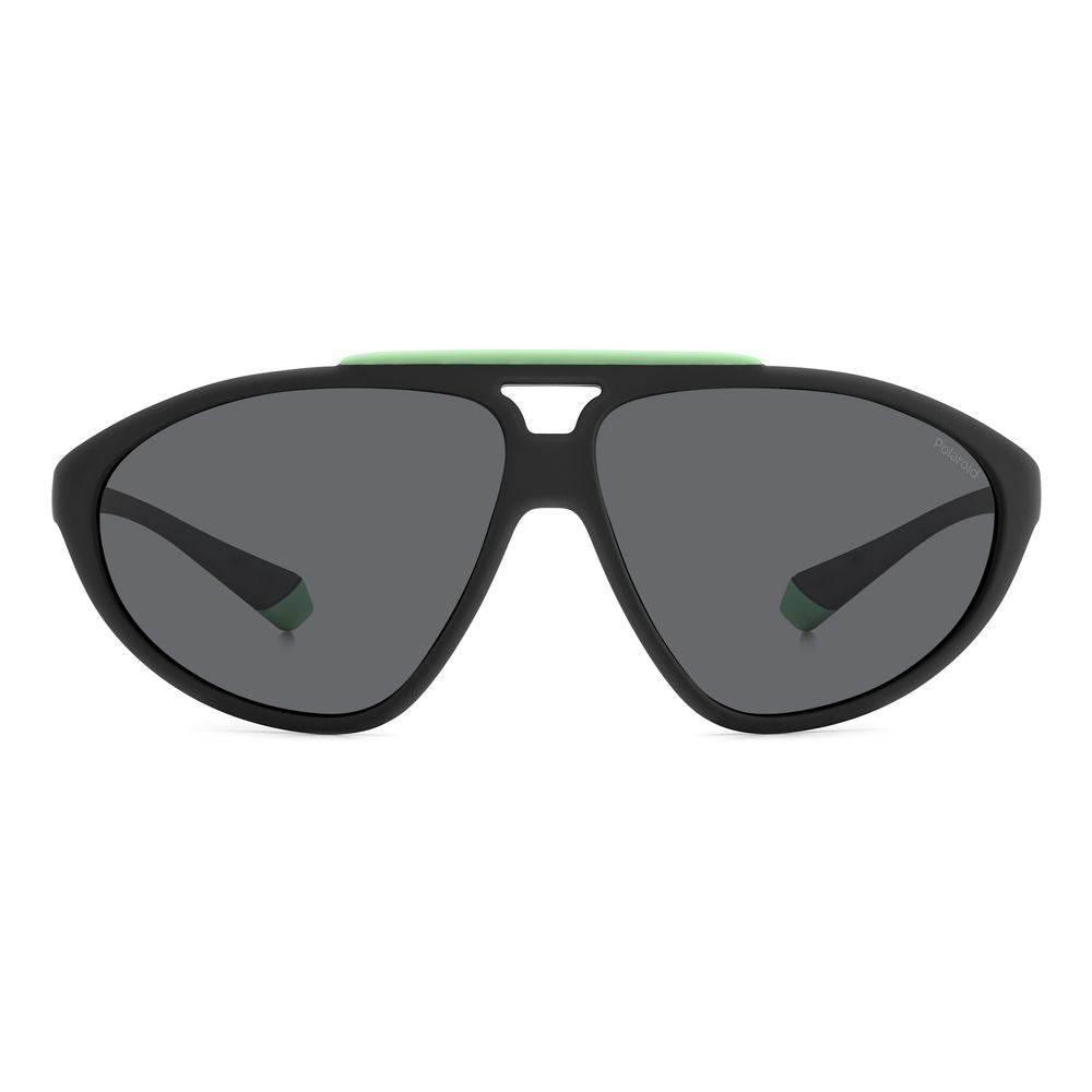 Polaroid Black Rubber Sunglasses - Hilstor