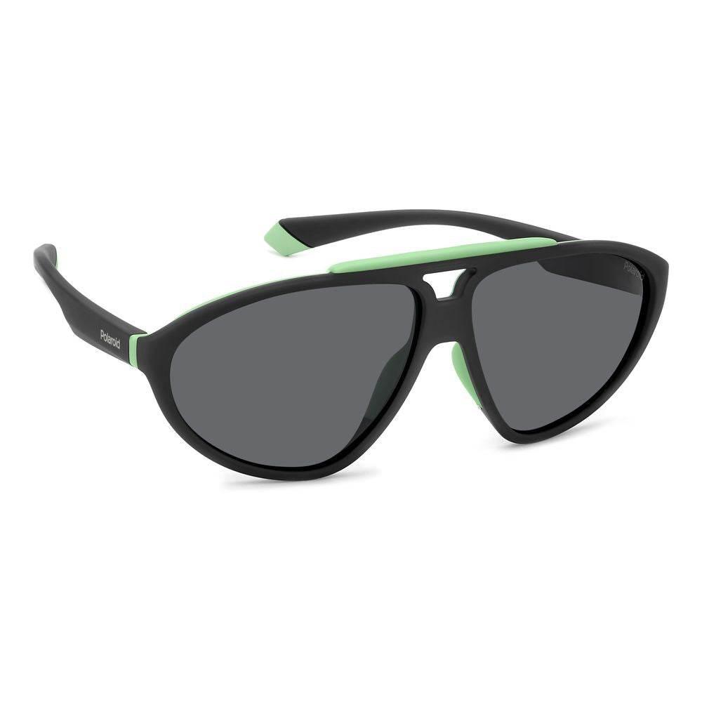 Polaroid Black Rubber Sunglasses - Hilstor