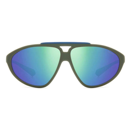 Polaroid Green Rubber Sunglasses - Hilstor