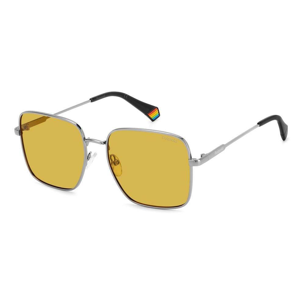 Polaroid Gray Metal Sunglasses - Hilstor