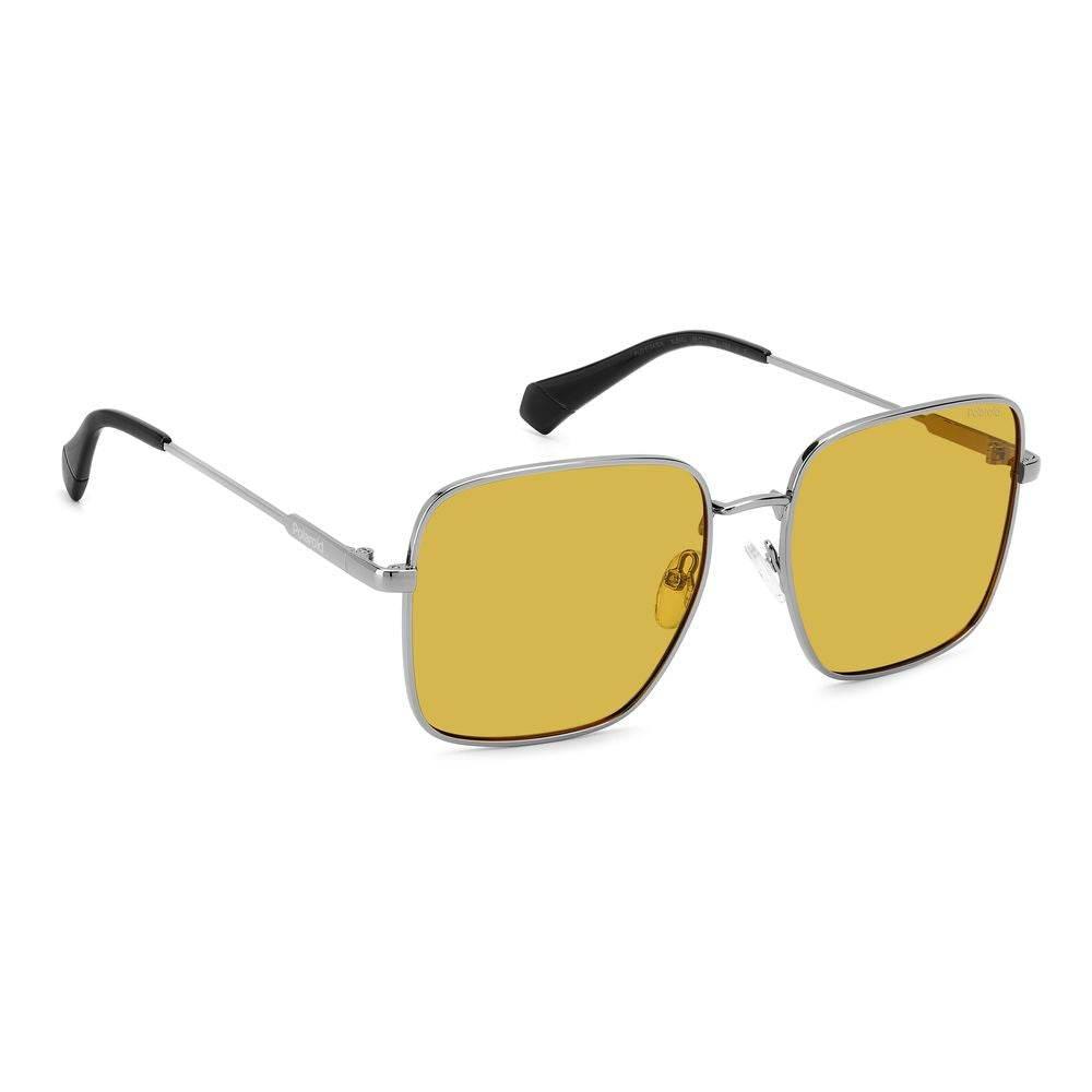 Polaroid Gray Metal Sunglasses - Hilstor
