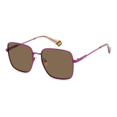Polaroid Purple Metal Sunglasses - Hilstor