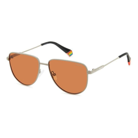 Polaroid Gray Metal Sunglasses - Hilstor