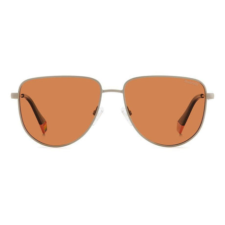 Polaroid Gray Metal Sunglasses - Hilstor