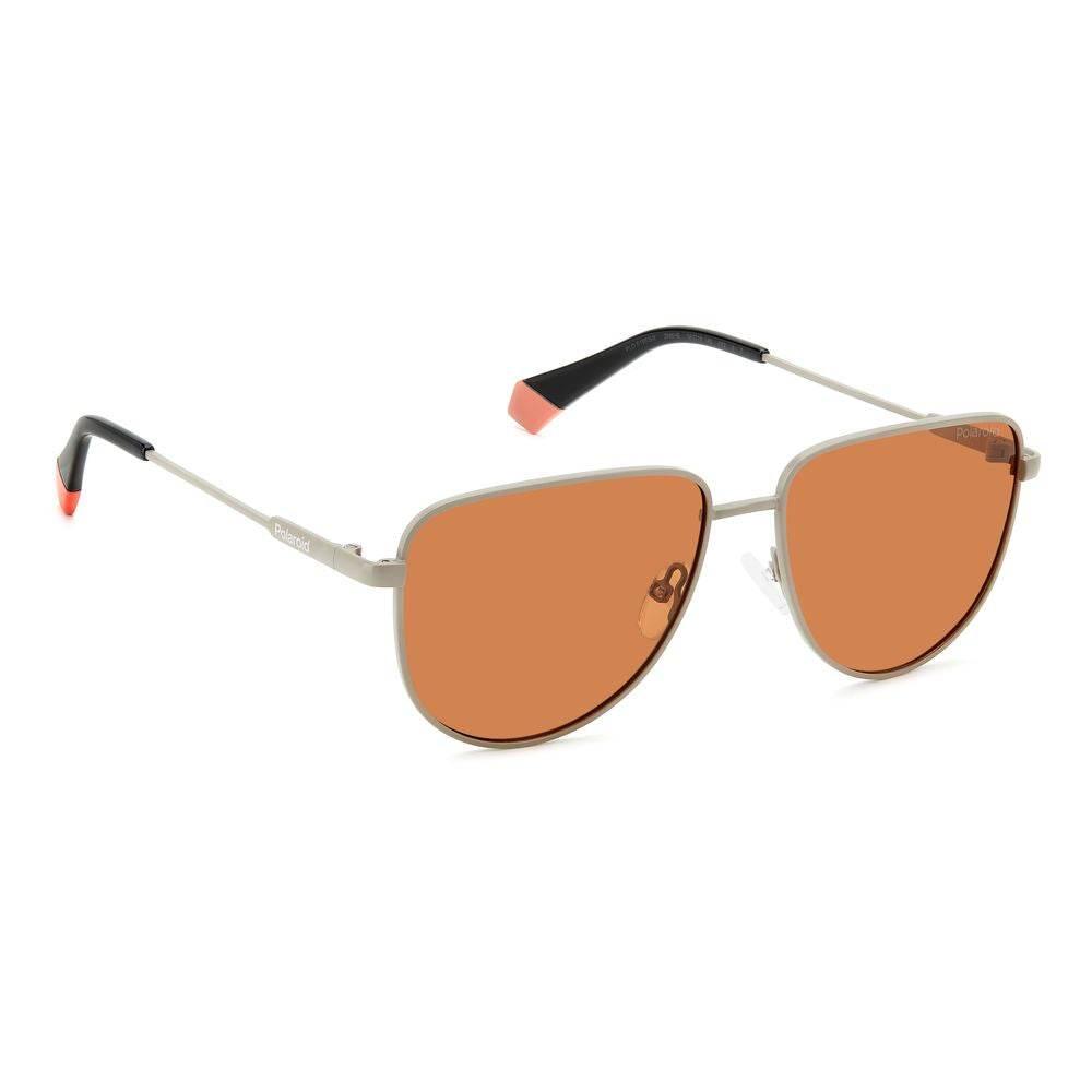 Polaroid Gray Metal Sunglasses - Hilstor