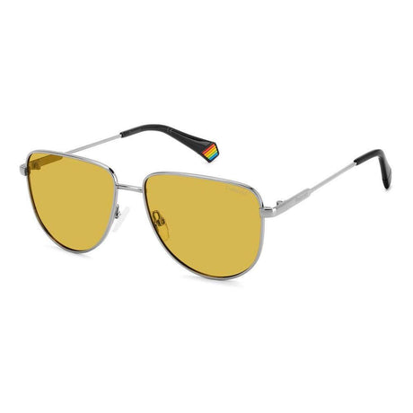 Polaroid Gray Metal Sunglasses - Hilstor
