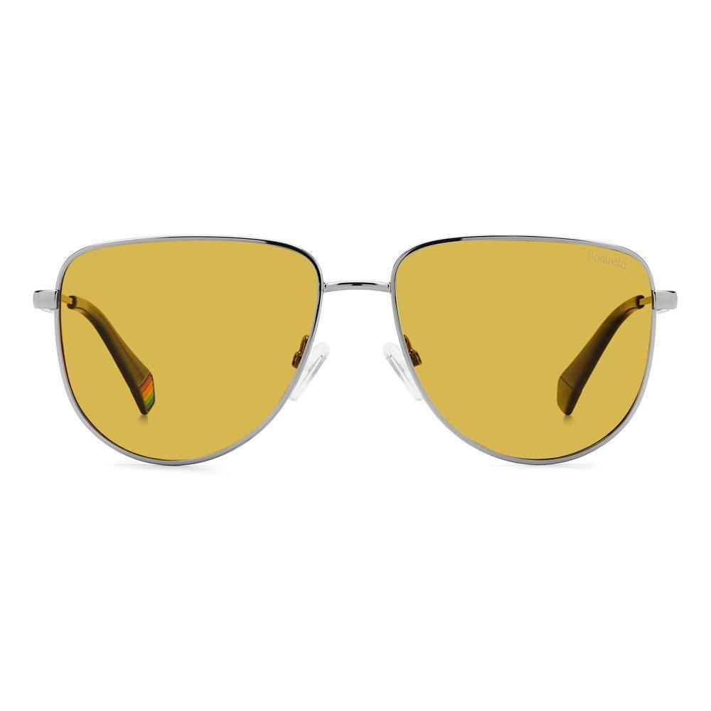 Polaroid Gray Metal Sunglasses - Hilstor