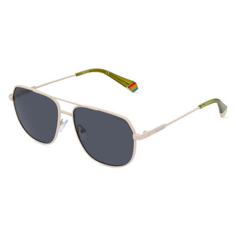 Polaroid Gray Metal Sunglasses - Hilstor