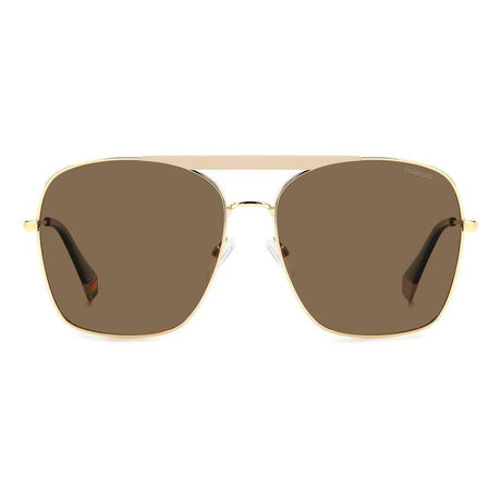 Polaroid Gray Metal Sunglasses - Hilstor
