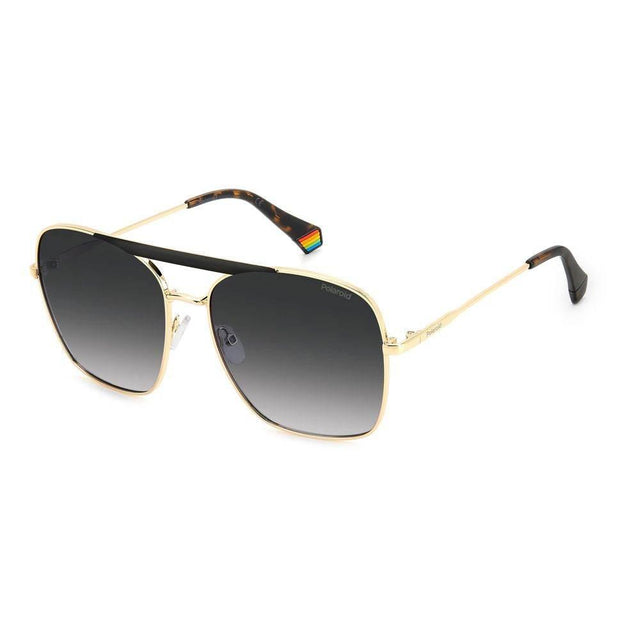 Polaroid Black Metal Sunglasses - Hilstor