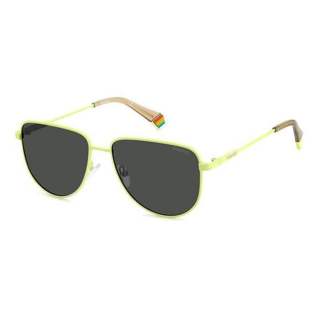 Polaroid Yellow Metal Sunglasses - Hilstor