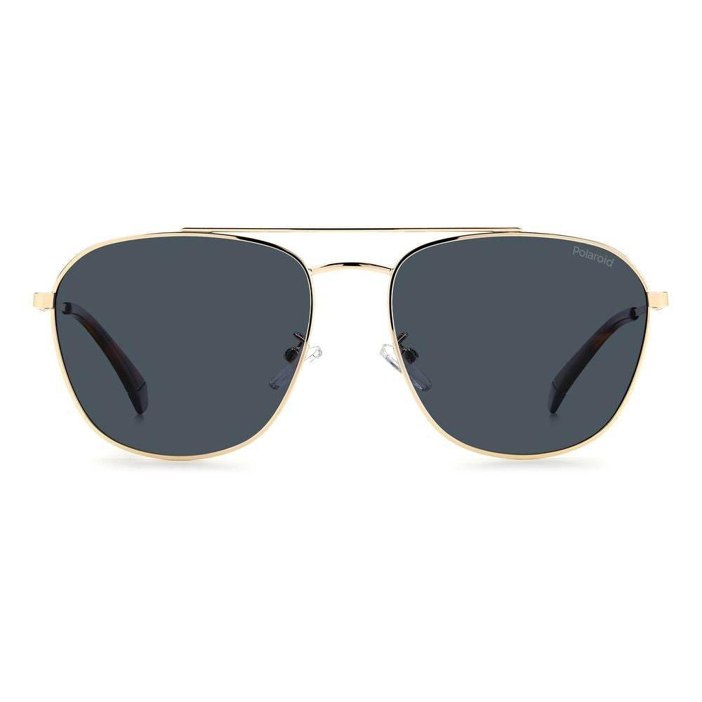 Polaroid Gold Stainless Steel Sunglasses - Hilstor