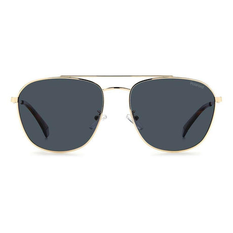 Polaroid Gold Stainless Steel Sunglasses - Hilstor
