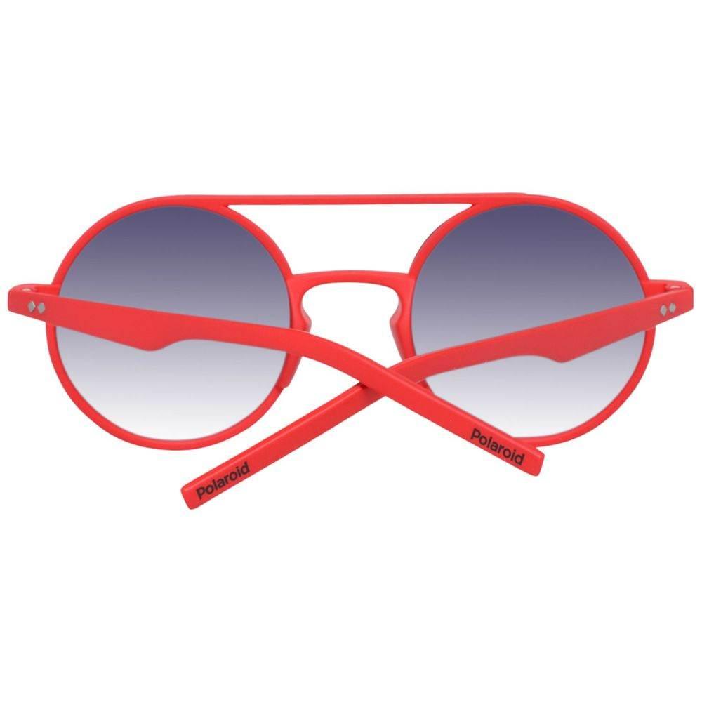 Polaroid Red Plastic Sunglasses - Hilstor