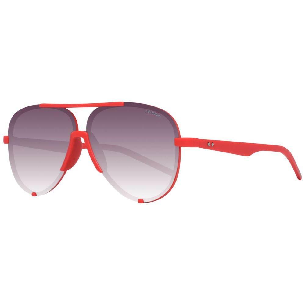 Polaroid Red Plastic Sunglasses - Hilstor