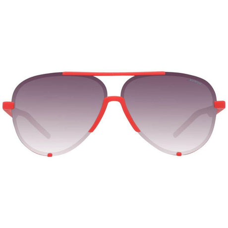 Polaroid Red Plastic Sunglasses - Hilstor