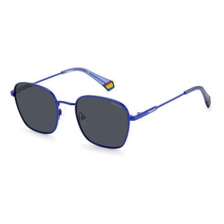 Polaroid Blue Stainless Steel Sunglasses - Hilstor