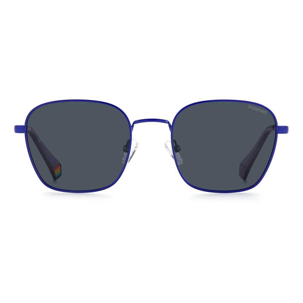 Polaroid Blue Stainless Steel Sunglasses - Hilstor