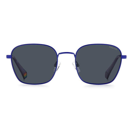 Polaroid Blue Stainless Steel Sunglasses - Hilstor