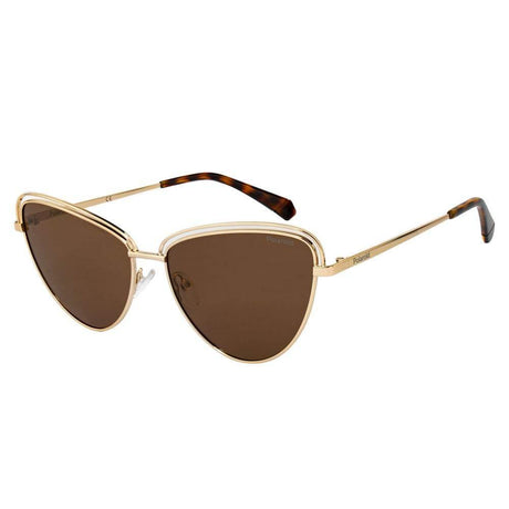 Polaroid Gold Metal Sunglasses - Hilstor