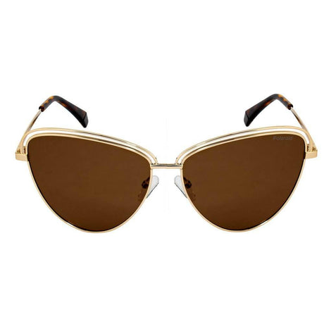 Polaroid Gold Metal Sunglasses - Hilstor