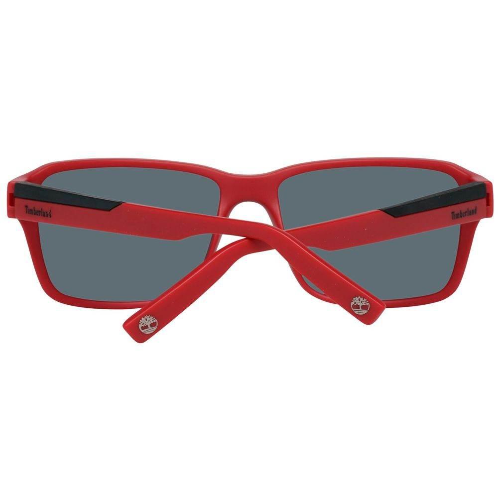 Timberland Red Plastic Sunglasses - Hilstor