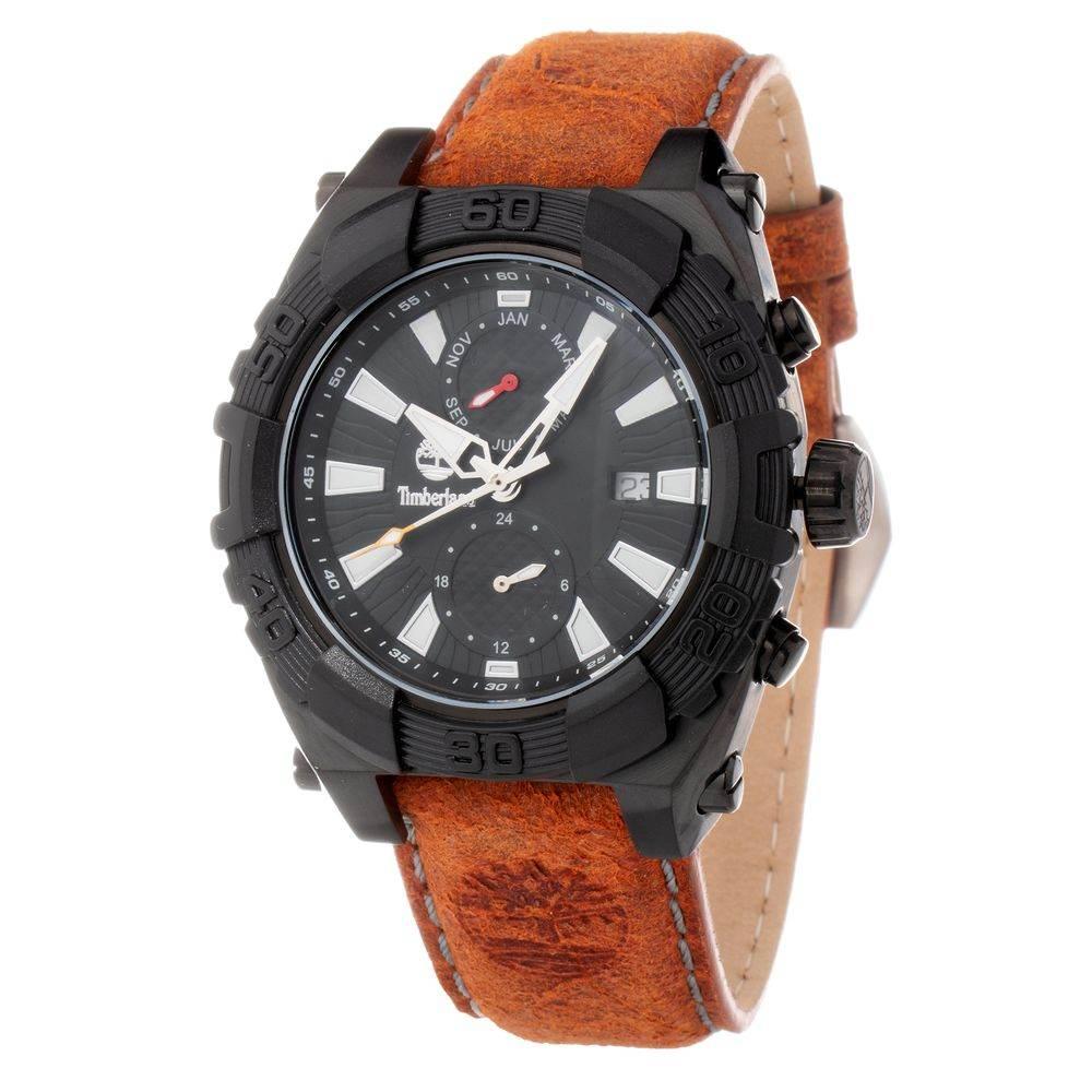 Timberland Brown Leather Watch - Hilstor