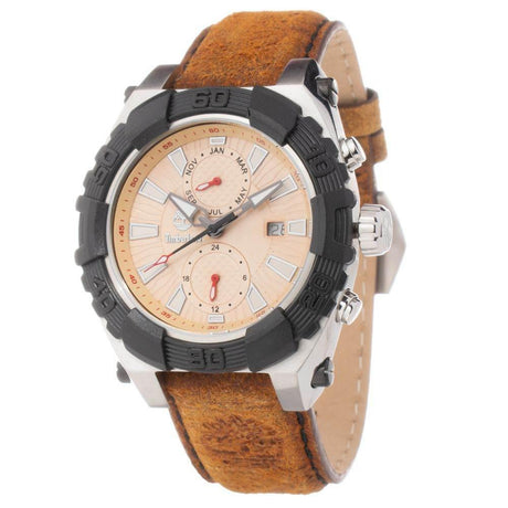 Timberland Brown Leather Watch - Hilstor