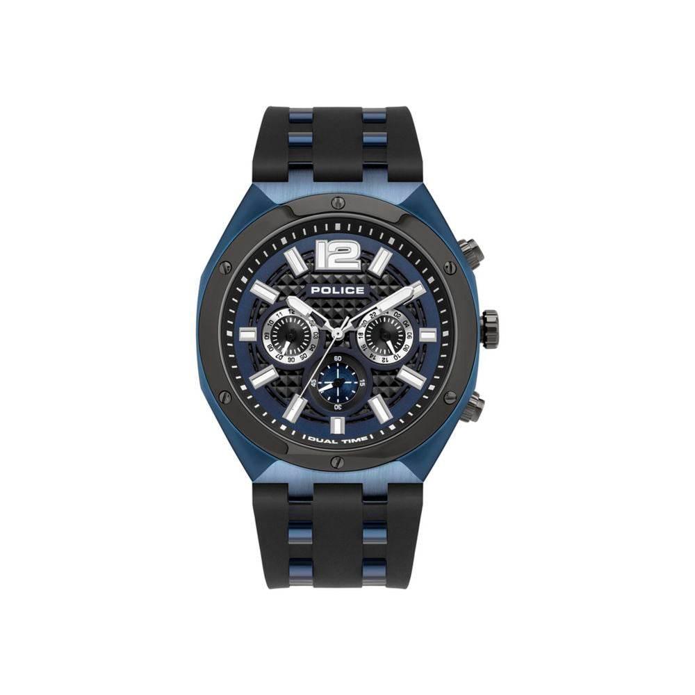 Police Blue Silicone Watch - Hilstor