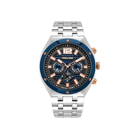 Police Silver Stainless Steel Watch - Hilstor
