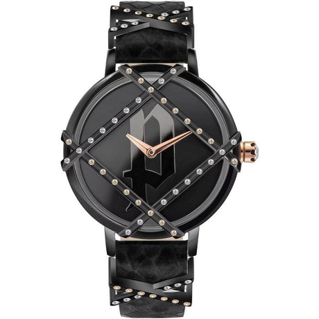 Police Black Leather Watch - Hilstor
