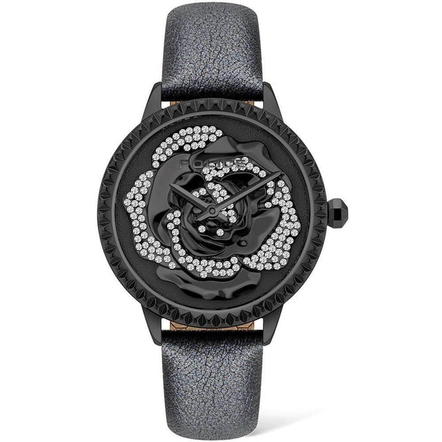 Police Black Leather Watch - Hilstor