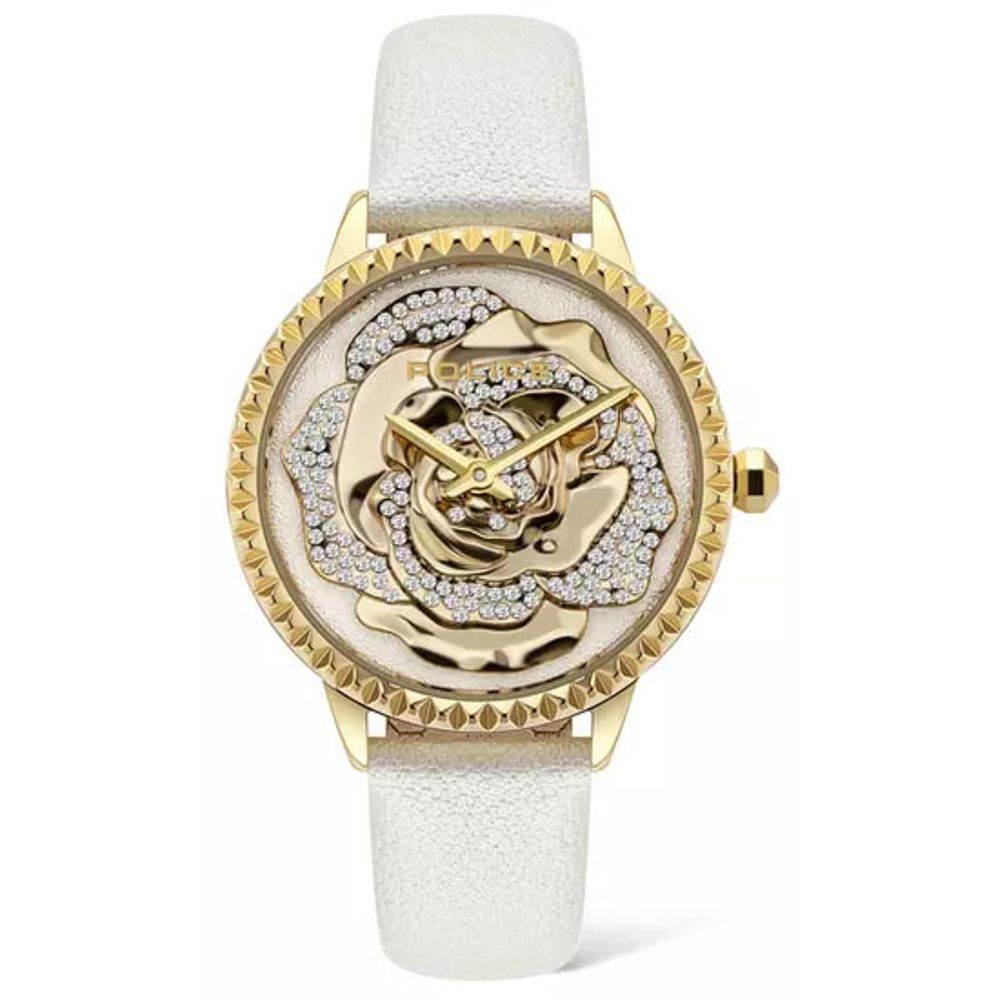 Police White Leather Watch - Hilstor