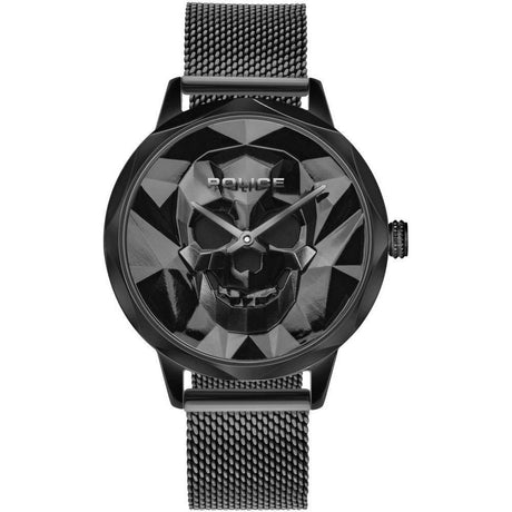 Police Black Stainless Steel Watch - Hilstor