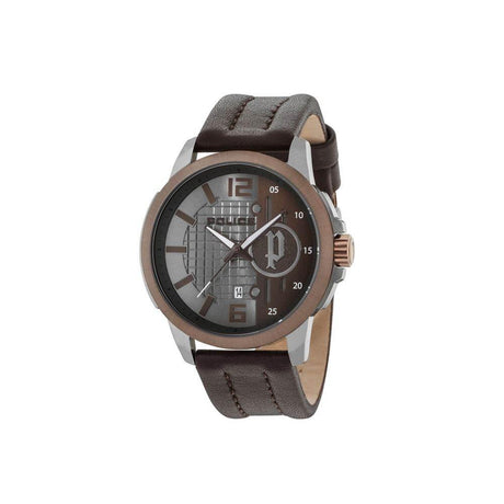 Police Brown Leather Watch - Hilstor