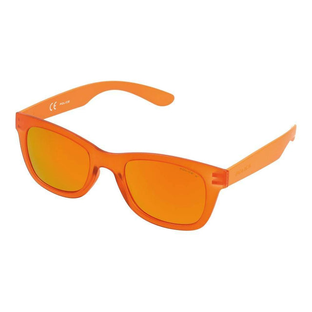 Police Orange Injected Sunglasses - Hilstor