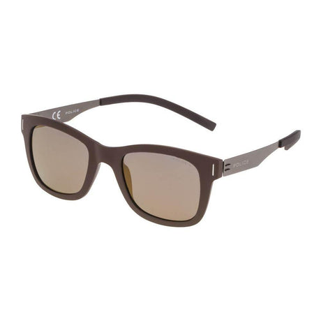 Police Brown Metal Sunglasses - Hilstor
