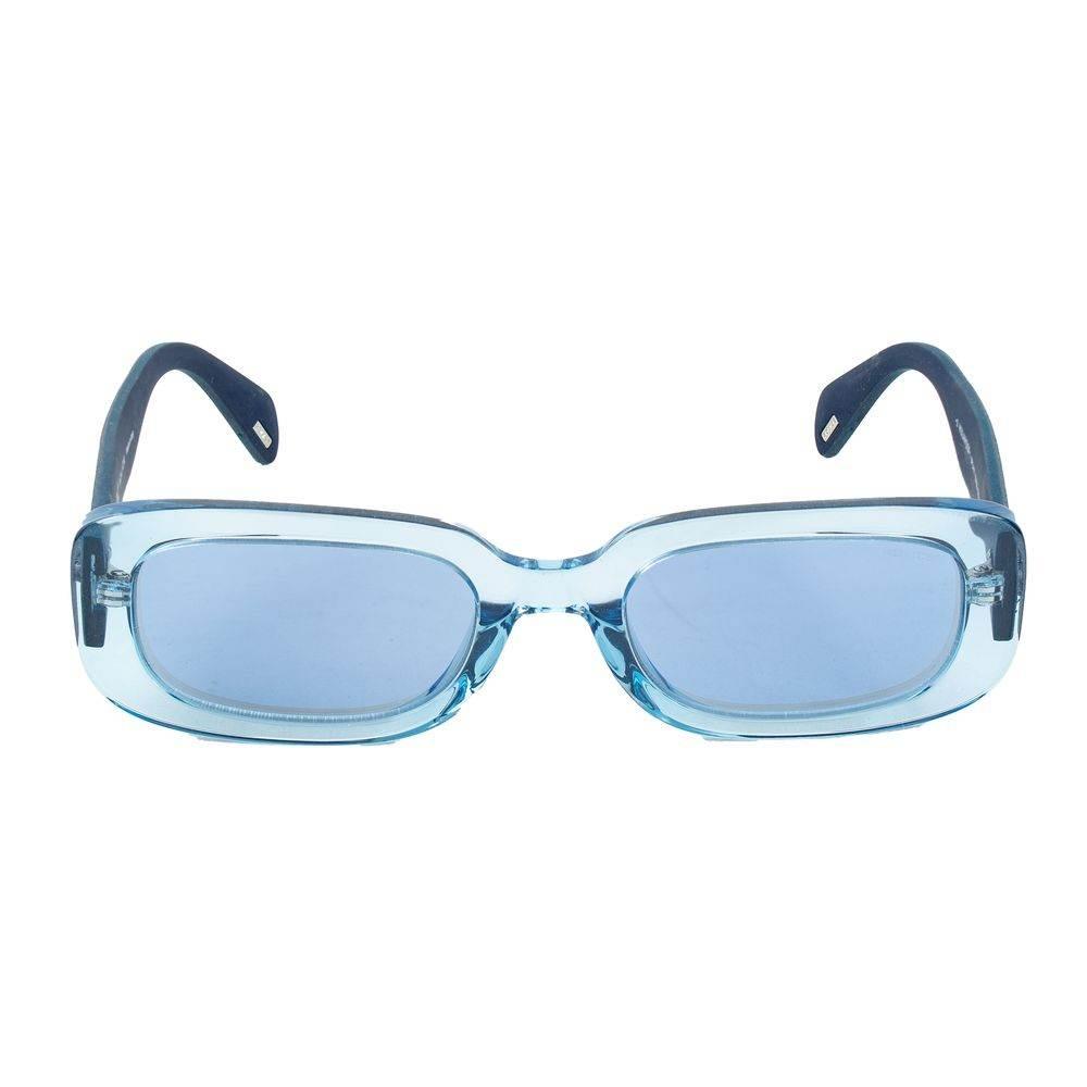 Police Blue Acetate Sunglasses - Hilstor