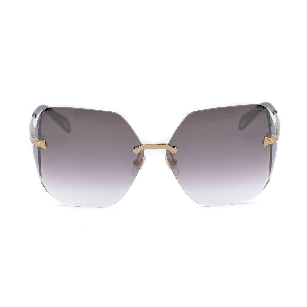 Police Gold Metal Sunglasses - Hilstor