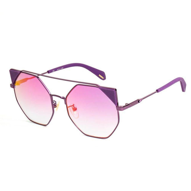 Police Purple Metal Sunglasses - Hilstor