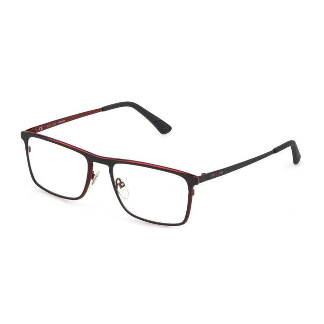 Police Red Metal Frames - Hilstor