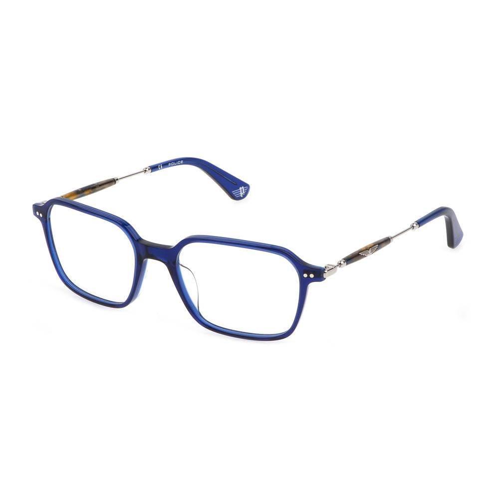 Police Blue Plastic Frames - Hilstor