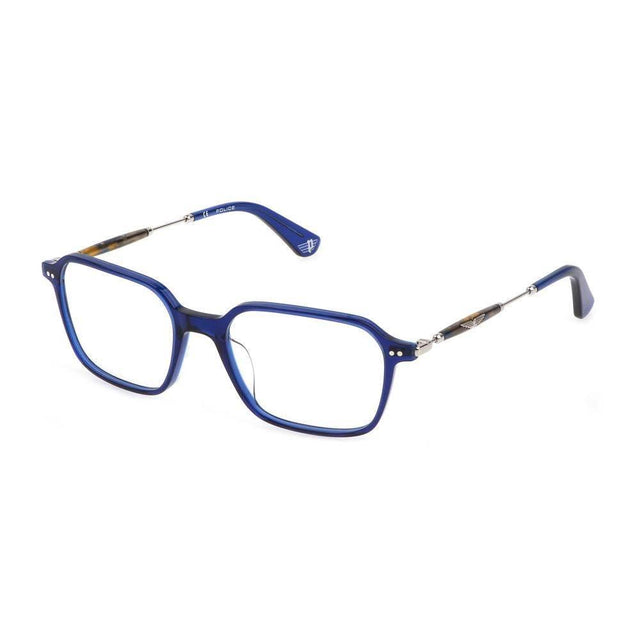 Police Blue Plastic Frames - Hilstor