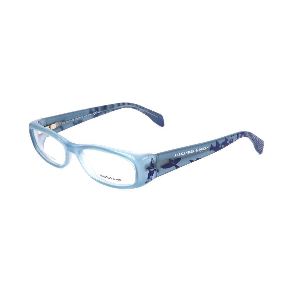 Alexander McQueen Blue Acetate Frames - Hilstor