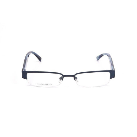 Alexander McQueen Blue Metal Frames - Hilstor