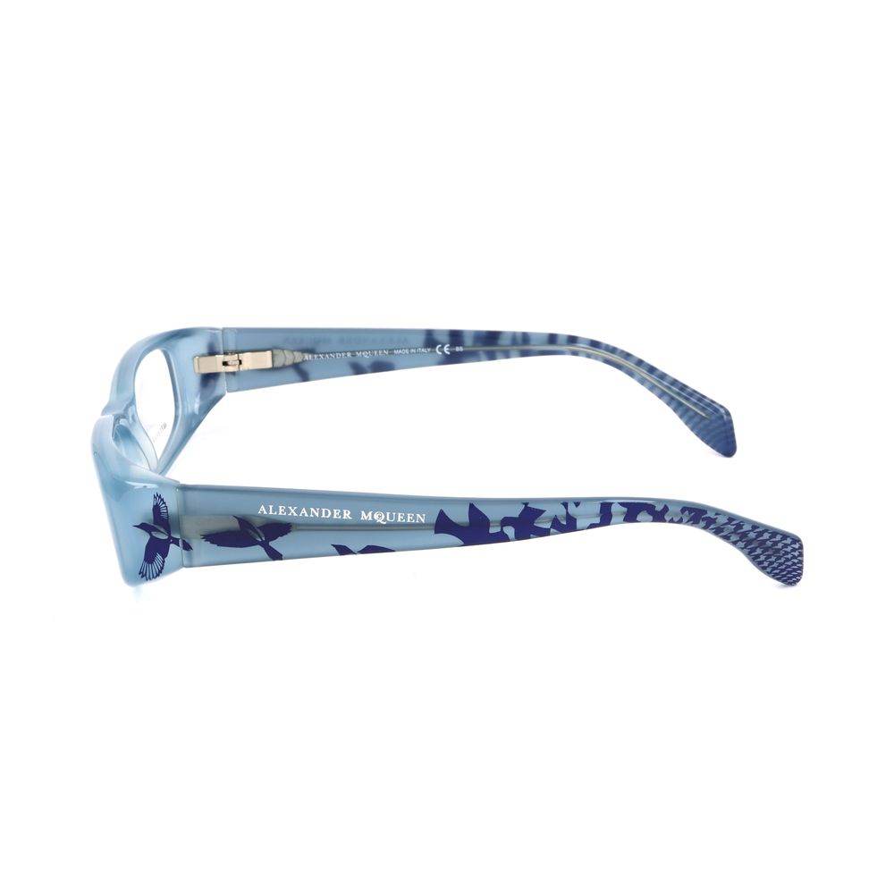 Alexander McQueen Blue Acetate Frames - Hilstor