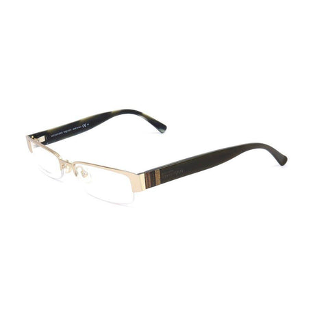 Alexander McQueen Gold Metal Frames - Hilstor